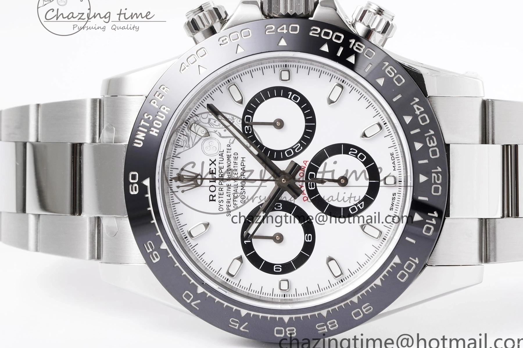 MiroTime 0108 Stretchable Daytona 116500 KING 1:1 Best Edition White Dial on SS Bracelet SH 1911